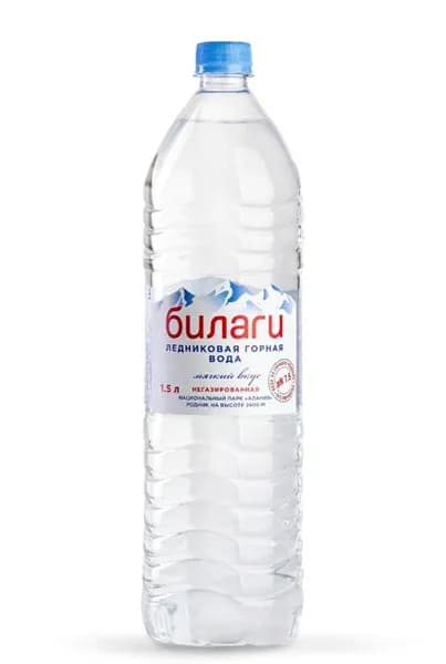 Вода питьевая Билаги, 6 шт по 1,5 л, б/г, пэт