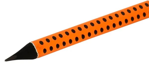 Карандаш чернографитный корпус деревянный Informat "Blackwood Orange" НВ, с ластиком, заточенный, трехгранный