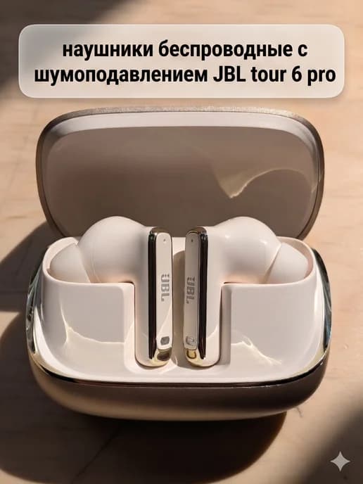Наушники беспроводные с экраном tour pro 6