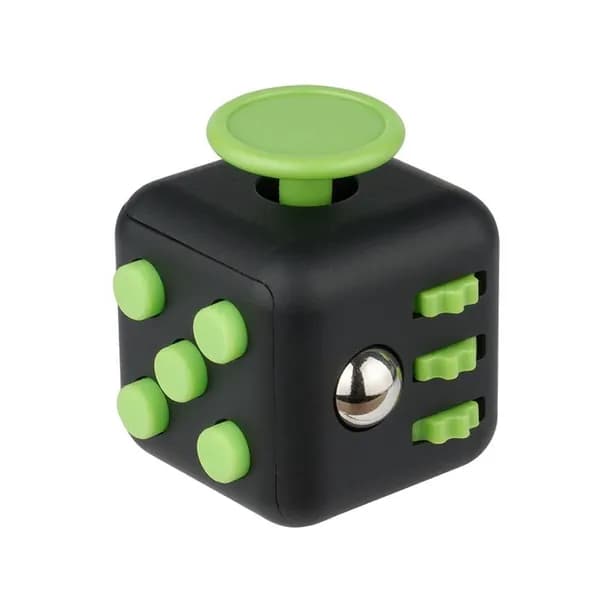 Fidget Cube: Restyle антистресс кубик фиджет куб, обновленный, зелено-черный