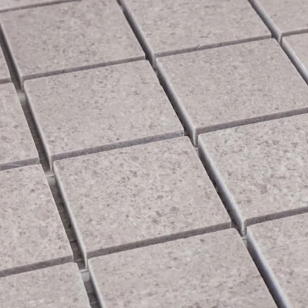 Мозаика из натурального мрамора Platinum Grey DAO-606-48-8. 3 листа. Площать 0.27м2
