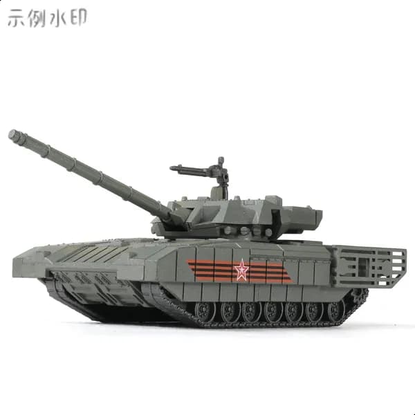 Модель танка T14 военного образца SEBUNAS масштаба 1/72, быстрособирающаяся, российская техника, модель основного б