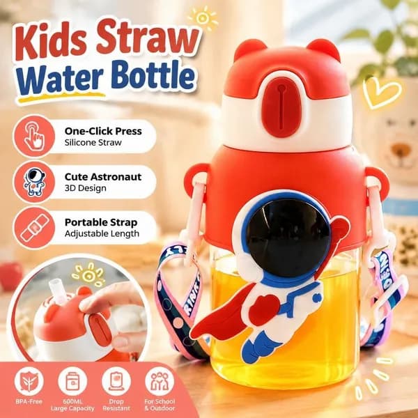 Портативная милая красная сетчатая космическая кружка 600ml