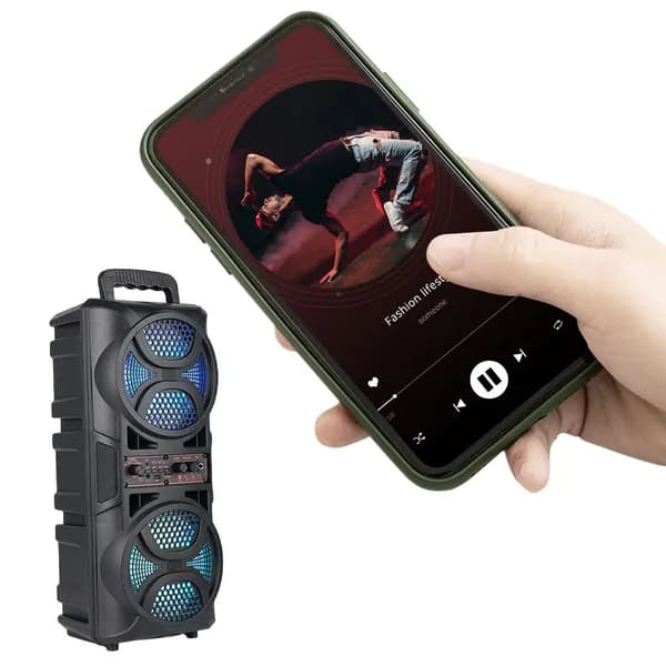 Bluetooth-колонка 16 Вт, 6,5", с пультом и аккумулятором