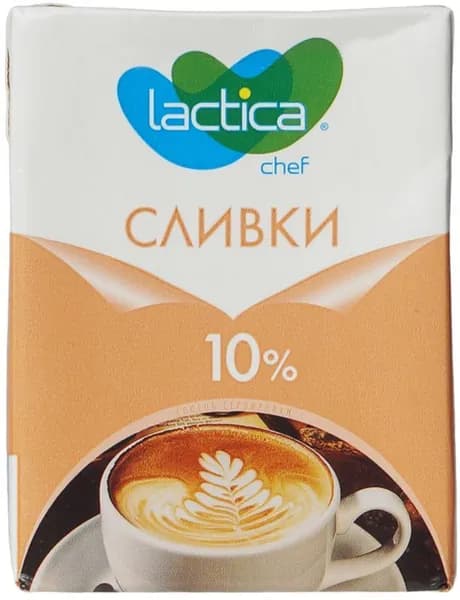 Сливки для кофе 10% жир. ультрапастеризованные 200мл