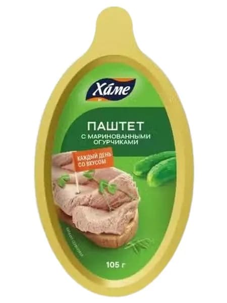 Паштет печеночный Hame с маринованными огурцами 105 г