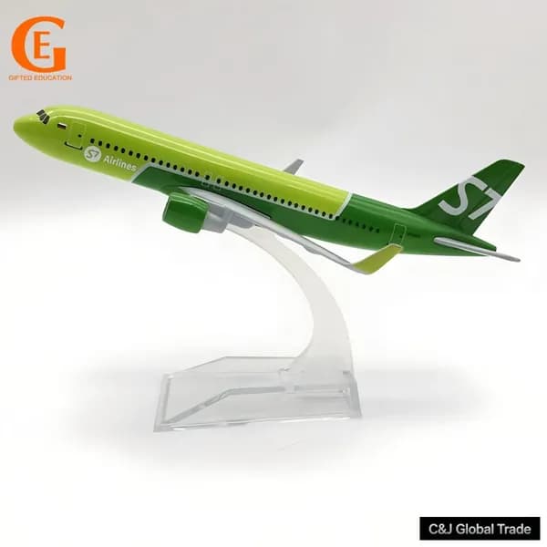 Металлическая Модель Самолета Аэробус 320, S7 Airlines А320