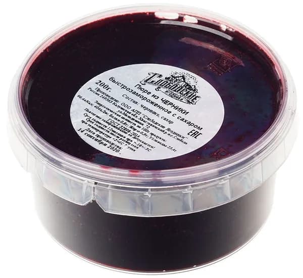 Пюре из черники 200г