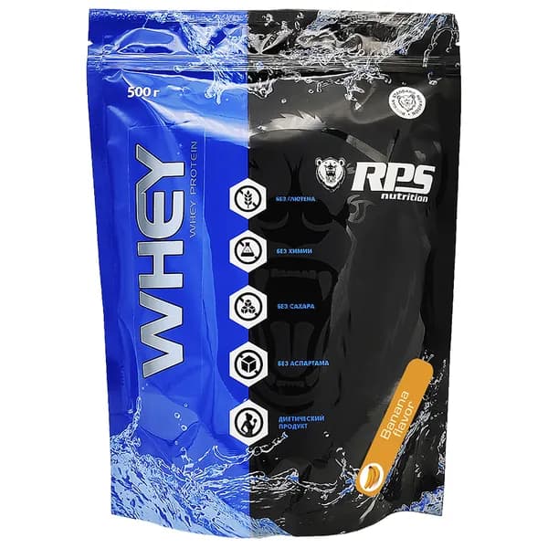 RPS Nutrition Whey Protein - 500 грамм, банан (16 порций)