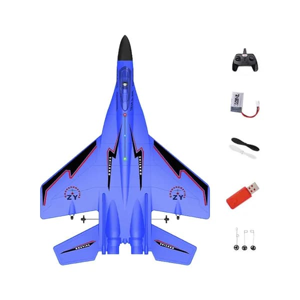 RC самолёт EVA с пультом для начинающих, Подарок для детей