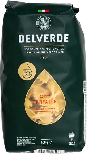 Макаронные изделия DELVERDE №222 Фарфалле 500г