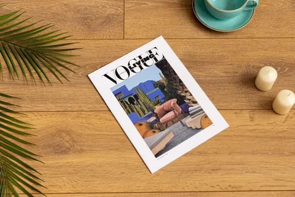 Журнал для фотосессии, для интерьера, фотофон для предметной фотосъёмки