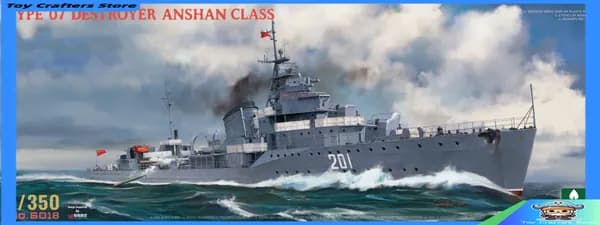TAKOM 6018 1/350 ВМС ПЛА Тип 07 эсминец AnShan сборная модель корабля