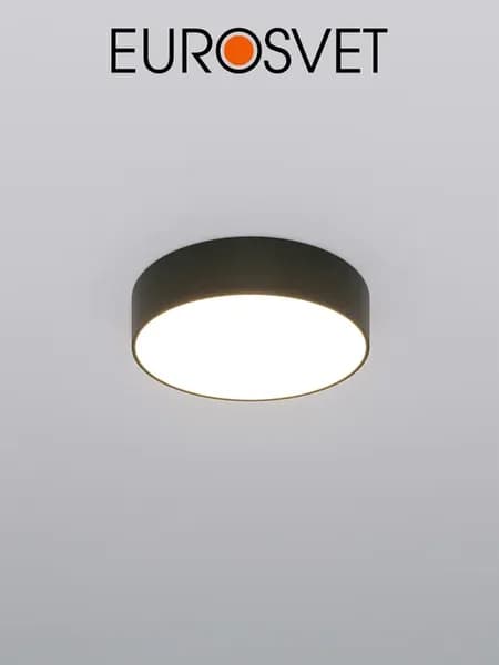 Люстра потолочная LED 3300-6500К 90318 1 Entire черный