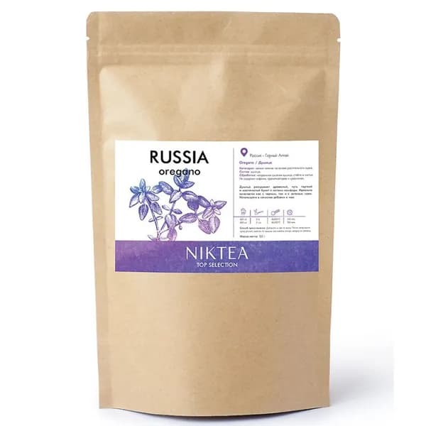 Чайный напиток травяной на основе растительного сырья NIKTEA Top Selection Oregano | Душица 100 г