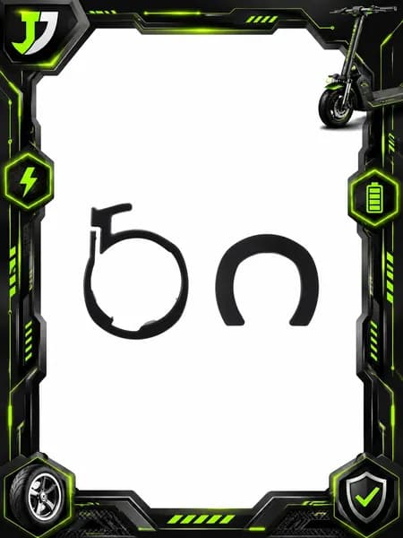 Ограничитель колец Ninebot Max, ABS, черн., 20г, для электроскейтборда, высококачественный материал