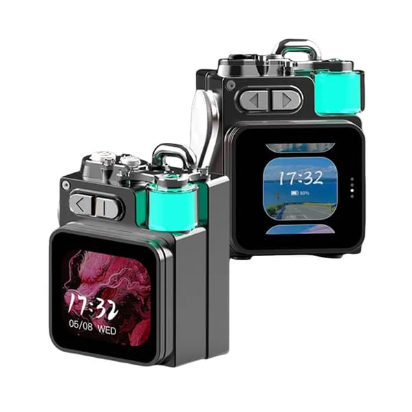 Умная Bluetooth-колонка с RGB-подсветкой и 360 -звуком, аккумуляторная, компактная