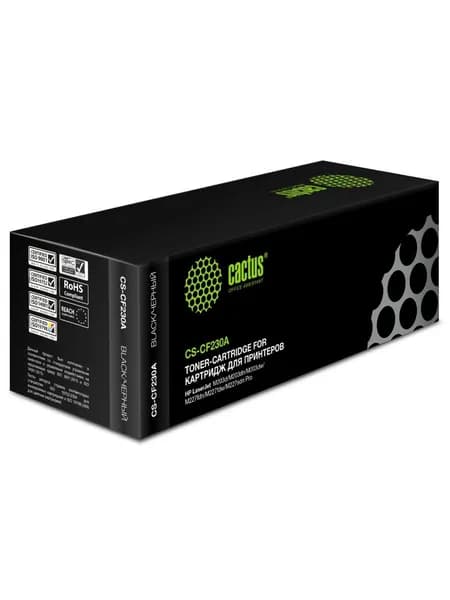 Картридж лазерный Cactus CS-CF230A black ((1600стр.) для HP LJ 203/227) (CS-CF230A)