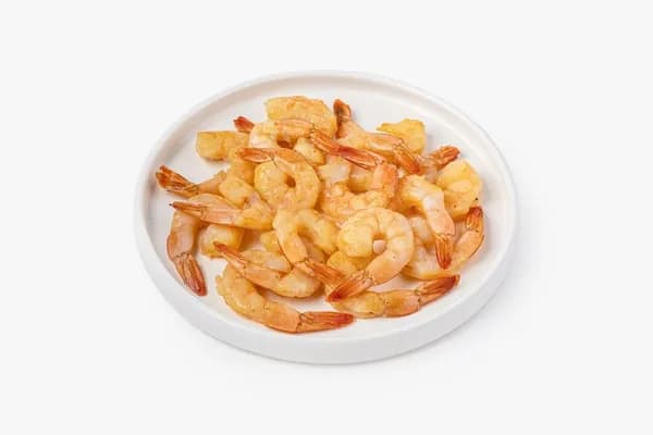 Креветки "Королевские" очищ. с хвостом вареные подкопченные 41/50 охл., 150 г