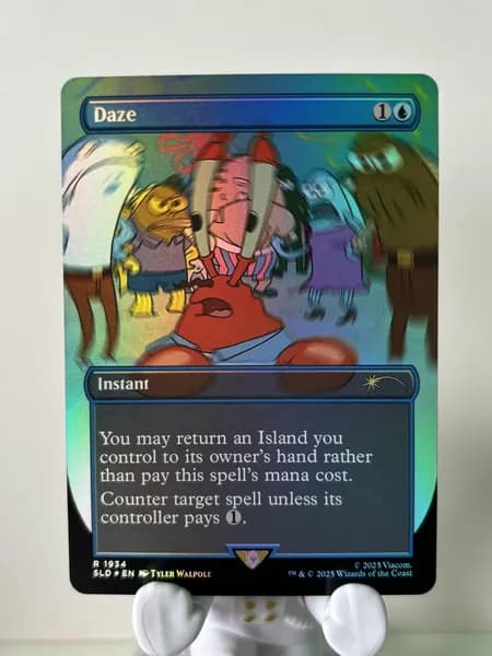 Портативные карты MTG Настройка и прокси высококачественной фольги Дазе