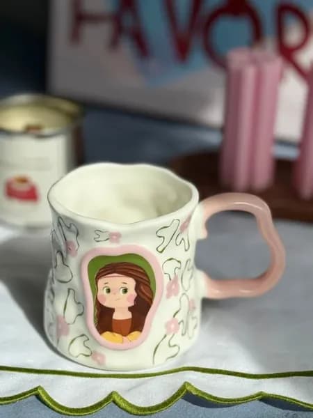 Кружка большая, керамическая для чая кофе чашка pinterest