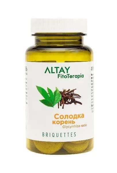 Altay FitoTerapia Солодка корень Алфит, 25 брикетов по 2г