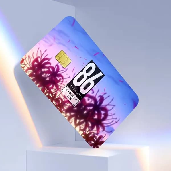 86 Восемьдесят шесть Аниме 86 Eighty Six Наклейка для банковской карты