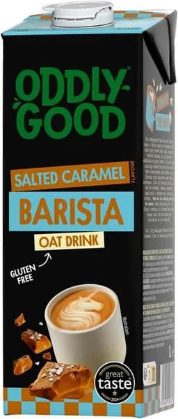 Напиток овсяный Oddlygood Barista со вкусом карамели без глютена UHT 1л,Финляндия