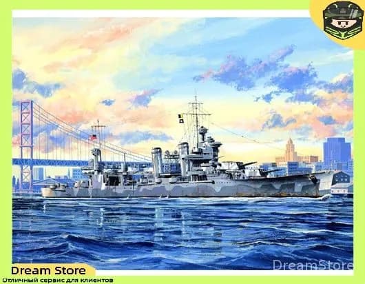 Trumpeter 05748 1/700 Тяж елый крейсер ВМС США Quincy CA-39