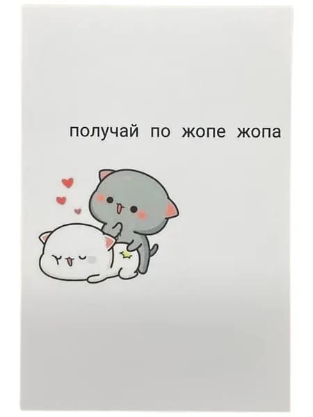 Открытка №26 "Милые котики" 10*15