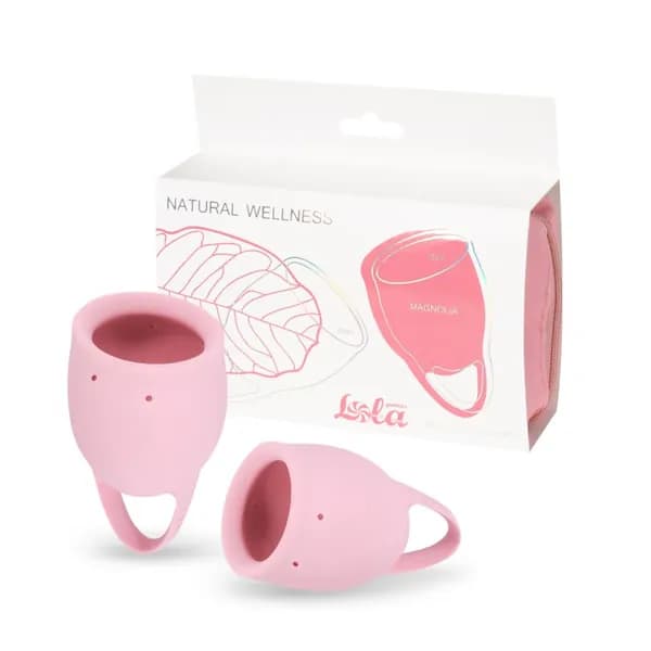 Набор менструальных чаш Natural Wellness Magnolia light pink Lola