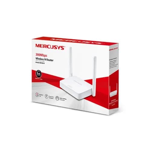 MERCUSYS MW301R, 3 порта, 300 Мбит/с, Wi-Fi 2,4 ГГц, настольный, мегабитный маршрутизатор.