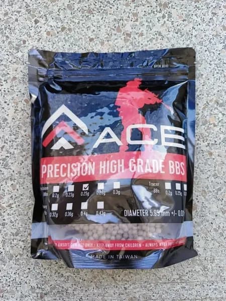Шары страйкбольные, 0.25,Ace