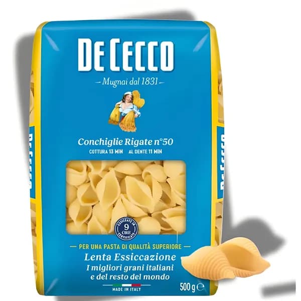 Конкилье Ригате De Cecco Макаронные изделия 0.5 кг