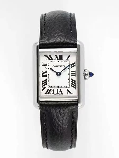 GARTIER Механические часы Cartier с римскими цифрами, женские белые часы 32,6 *25,7 мм, Европейская версия