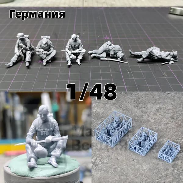Cor 1/48 сборная модель солдат
