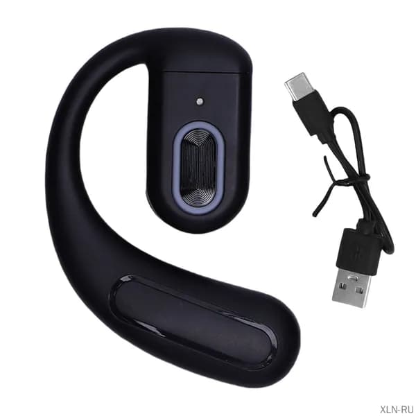 Беспроводная односторонняя гарнитура с шумоподавляющим микрофоном универсальной посадки для видеоконференций спорта и удалённой работы