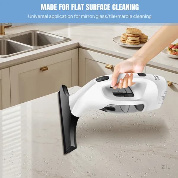 Ручной электрический очиститель окон портативный мощный с высокой впитывающей способностью