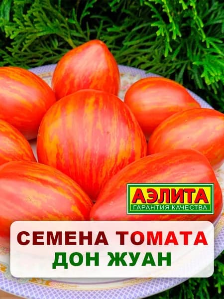Семена томат "Дон Жуан", 15 шт, для дома, дачи и огорода, томат из семян, для теплицы и открытого грунта