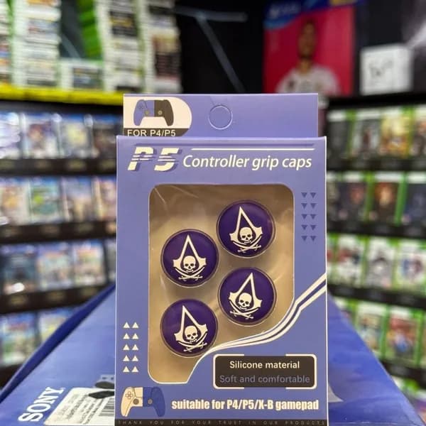 Накладки на стики геймпада PS4/PS5 (Assassin's Creed: Black Flag) (4 штуки)