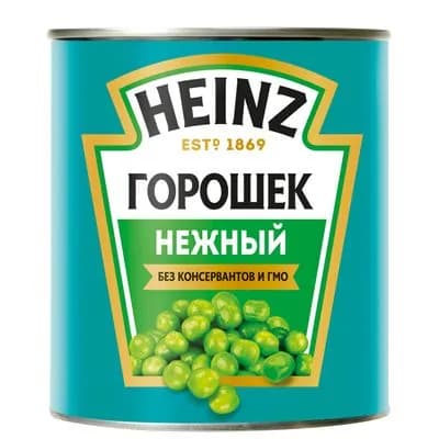 Горошек зеленый Хайнц нежный, 400г