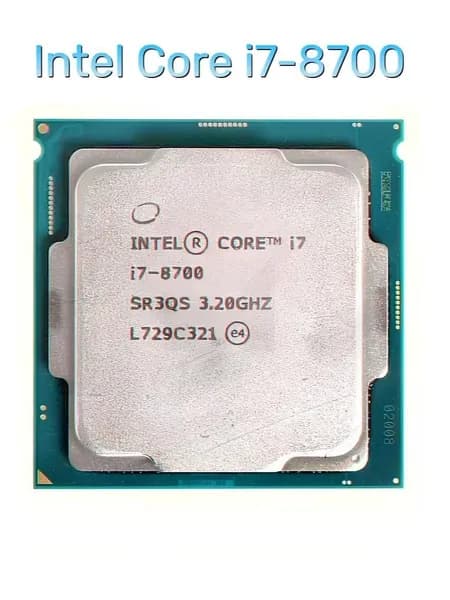 Процессор Intel Core i7-8700 (LGA1151v2, 6/12 до 4.6 ГГц, DDR4, Intel HD Graphics)