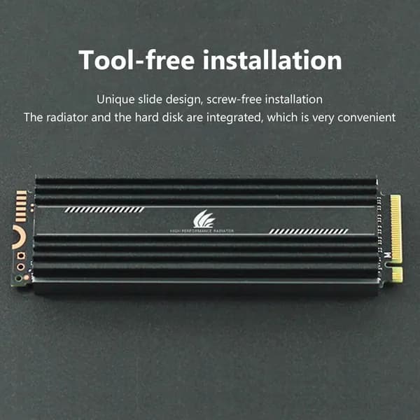 охлаждающая накладка для SSD M.2 2280, толщина 6.5 мм