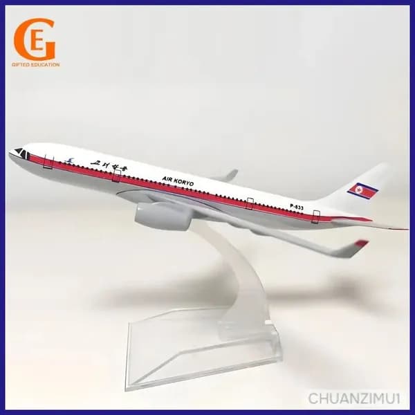 Металлическая Модель Самолета TU-204 P-633 Северная Корея, Советских Air KORYO Литая Коллекционная