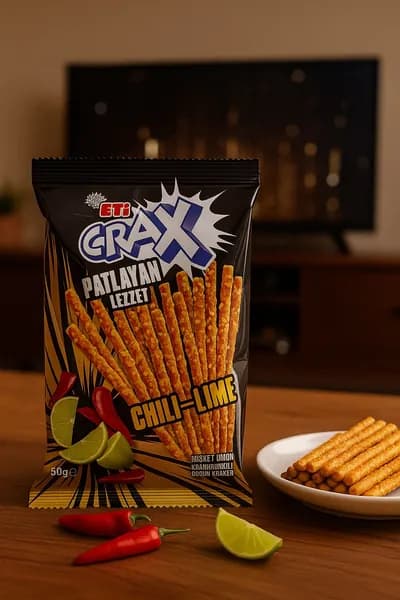 Eti Crax Чили-Лайм Взрыв Острого Вкуса 50 г.