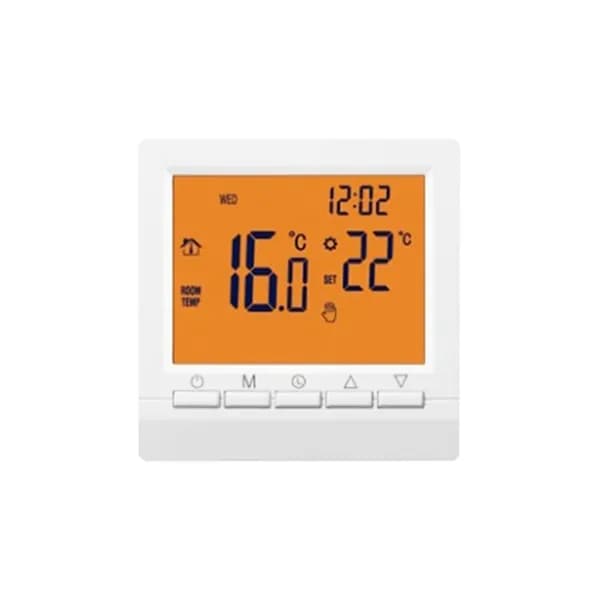 Термостат нагрева газового котла Minco Heat ME83 оранжевая подсветка 1,5 В регулятор температуры с питанием от батареи для котлов Еженедельно программируемый
