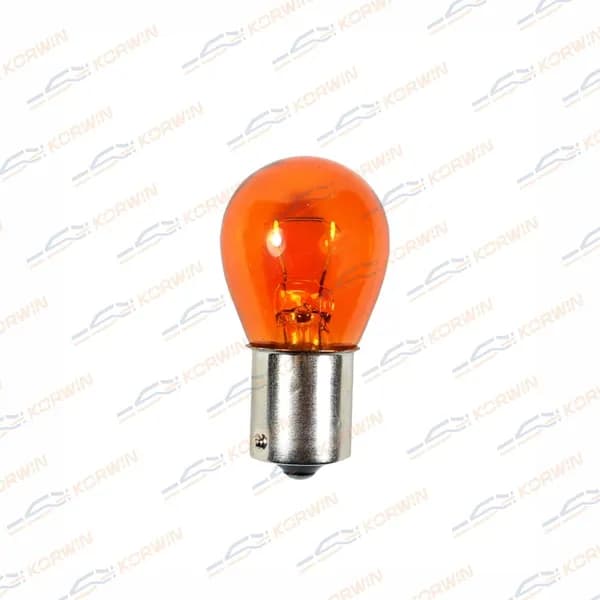 Лампа накаливания (PY21W (S25) 12V 21W BAU15s ORANGE) (уп. 10 шт.)