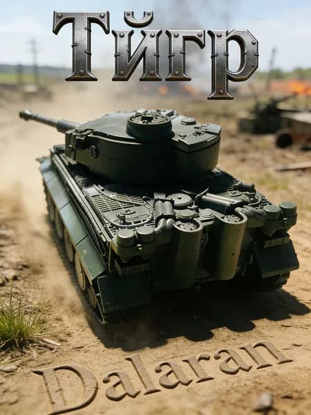 Panzer VI Ausf. E сборная модель танка 1/72 Германия ВОВ без клея, Dalaran (легенда немецкой тяжелой бронетехники)