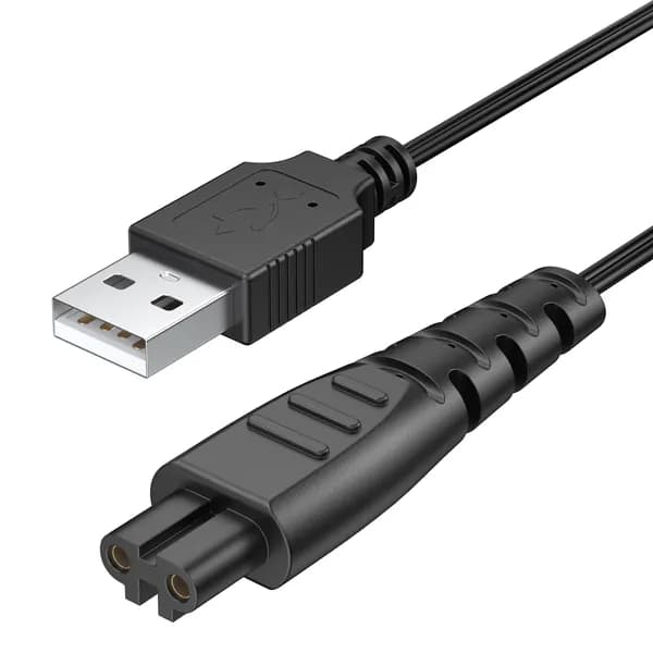 Кабель для зарядки 5V 1A, для бритвы Remington HC5870 HC4250 PF7500 PF7600 PG6250 PG6255 PG6170 PG6171 XF8550 XF8700 XR1400 XR1430