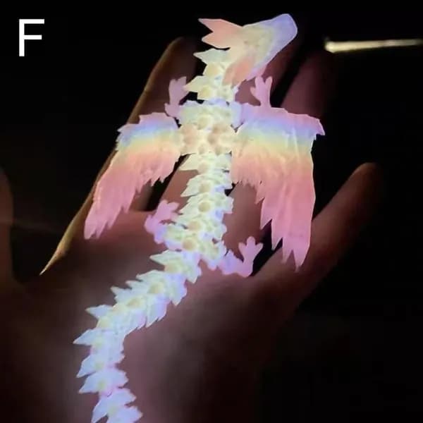 Детская игрушка летающий дракон, напечатанная на 3D-принтере,22cm